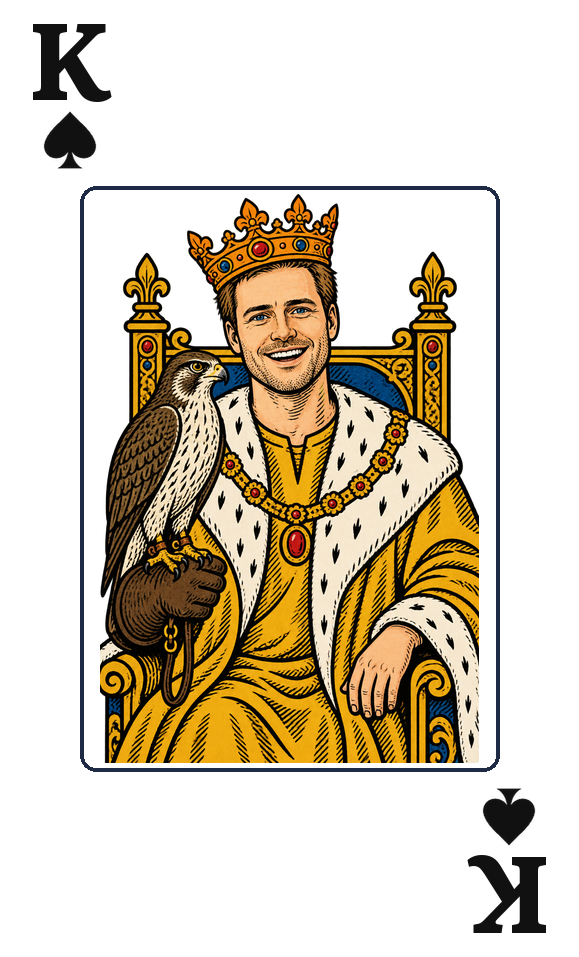 Markus als Pik-König